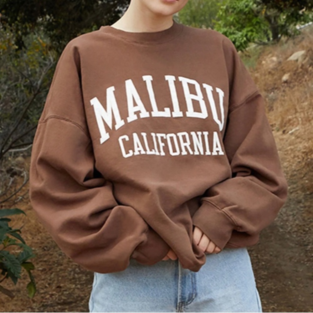 Brown One Size Sweatshirt